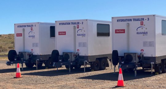 Construction and Mining Industry – Hydration Trailers